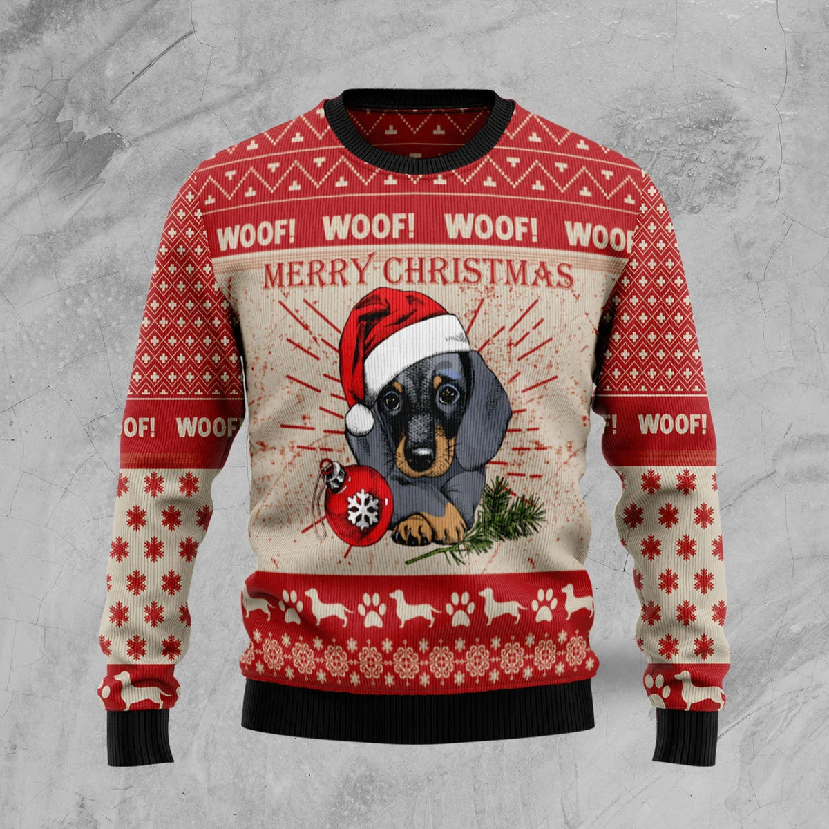 Pull de Noël Teckel